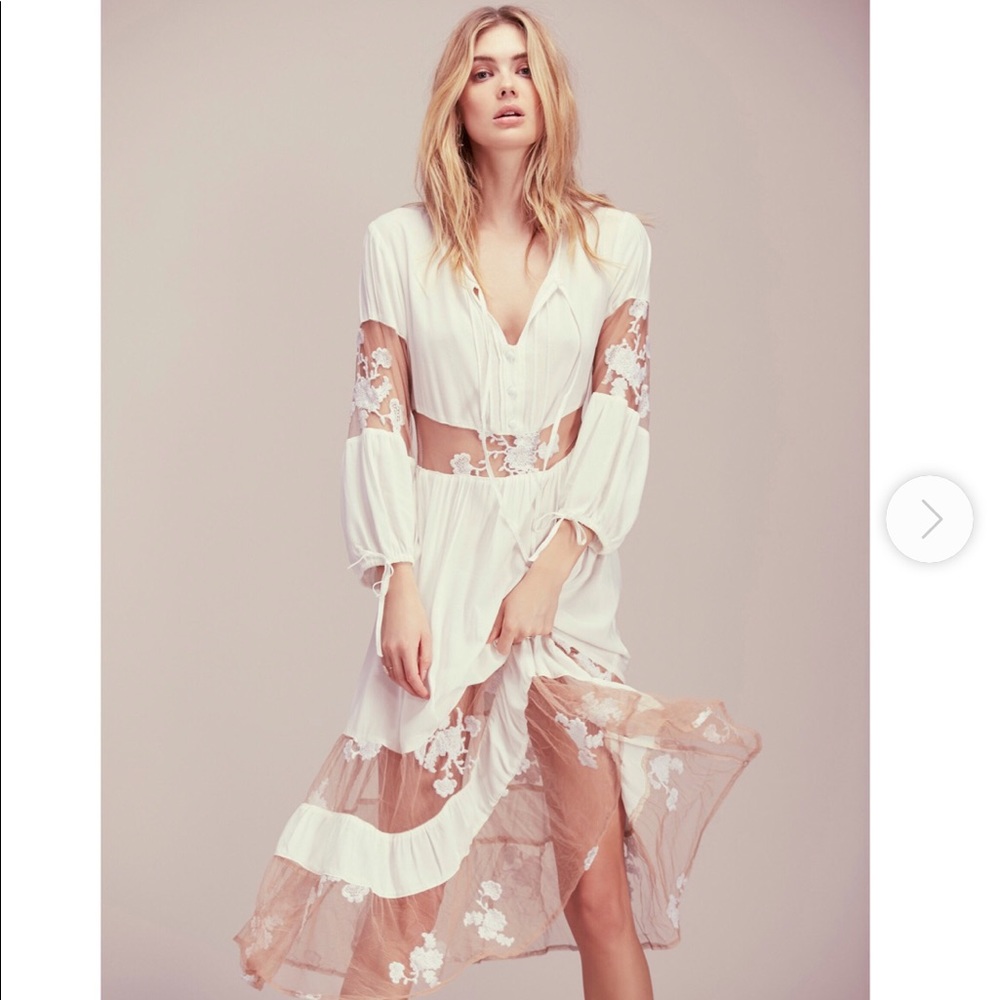 For Love and Lemons Eva Midi Dress